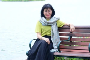 Nhà báo Huỳnh Thị Bích Hà, Báo và Phát thanh - Truyền hình Quảng Ngãi. Ảnh: NVCC