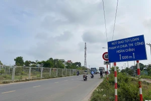Dự án nút giao QL14B với cao tốc Đà Nẵng - Quảng Ngãi (còn gọi là nút giao Túy Loan, thuộc địa phận huyện Hòa Vang, TP Đà Nẵng).