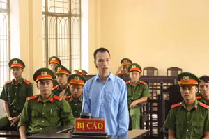 Bị cáo Đoàn Mai Khanh tại phiên tòa.