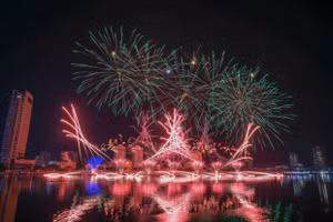 Những màn pháo hoa mãn nhãn. 