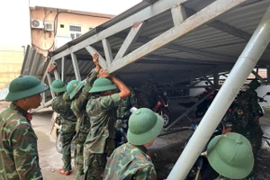 Thiệt hại do bão số 13 gây ra ở Gia Lai.