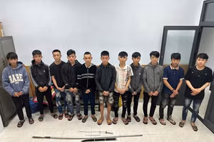 Nhóm thanh thiếu niên liên quan đến vụ việc. (Ảnh: CACC)