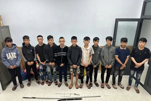 Nhóm thanh thiếu niên liên quan đến vụ việc. (Ảnh: CACC)