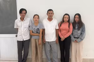 Một số người trong đường dây số đề "khủng" với số tiền giao dịch hơn 50 tỷ đồng. Ảnh: CACC