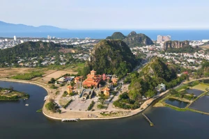 Chùa Quán Thế Âm Ngũ Hành Sơn (TP Đà Nẵng) nơi sẽ tổ chức tôn trí và chiêm bái xá lợi Đức Phật Thích Ca Mâu Ni từ ngày 30/5 - 2/6.