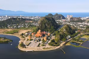 Chùa Quán Thế Âm Ngũ Hành Sơn (TP Đà Nẵng) nơi sẽ tổ chức tôn trí và chiêm bái xá lợi Đức Phật Thích Ca Mâu Ni từ ngày 30/5 - 2/6.