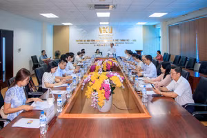 Tiểu ban Truyền thông và Tiểu ban Kĩ thuật, Khai mạc, Bế mạc Kỳ thi Toán quốc tế VIMC họp rà soát công tác chuẩn bị.