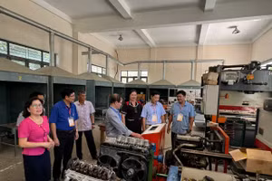 Trung tâm kiểm định CATD, thuộc Hiệp Hội Cao đẳng cộng đồng Việt Nam khảo sát đánh giá ngoài chất lượng cơ sở giáo dục nghề nghiệp tại Trường Cao đẳng Quảng Nam. 