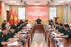 Bộ Chỉ huy Quân sự TP Đà Nẵng tổ chức hội nghị giao nhiệm vụ. 