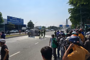 Hiện trường vụ việc. 