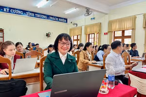 Giáo viên Đà Nẵng được tập huấn AI để áp dụng trong việc giảng dạy, quản lý.