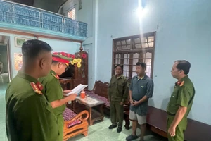 Công an tỉnh Quảng Nam thi hành Lệnh giữ người trong trường hợp khẩn cấp, Quyết định tạm giữ đối với Nguyễn Công Thịnh.