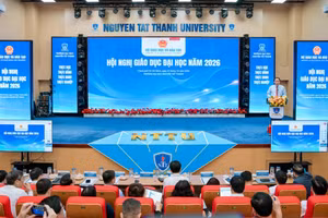Phó Thủ tướng Lê Tiến Châu phát biểu tại Hội nghị Giáo dục đại học năm 2026.