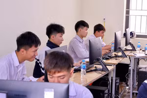 Học sinh tham gia khảo sát PISA 2025 tại Bắc Giang. Ảnh: Nguyễn Mạnh.
