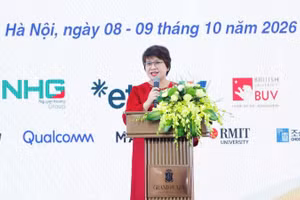 Cục trưởng Cục Hợp tác quốc tế Nguyễn Thu Thủy phát biểu bế mạc.