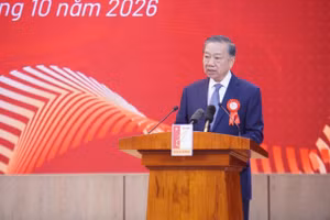 Tổng Bí thư, Chủ tịch nước Tô Lâm phát biểu tại buổi lễ.