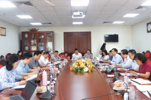 Quang cảnh buổi làm việc.