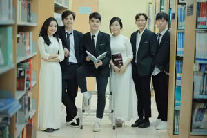 Sinh viên Trường ĐH Thủy lợi.
