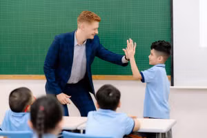 Giờ học Tiếng Anh tại Ban Mai School.