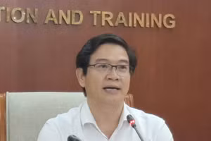 Ông Thái Văn Tài, Vụ trưởng Vụ Giáo dục Phổ thông.