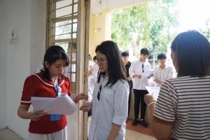 Trước giờ thi tốt nghiệp THPT năm 2024. Ảnh: Xuân Phú.