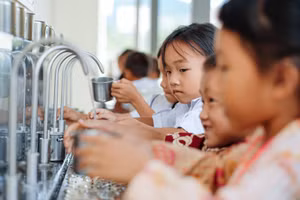'Nước sạch cho em': Khi đồng hành cùng giáo dục bắt đầu từ những điều căn bản