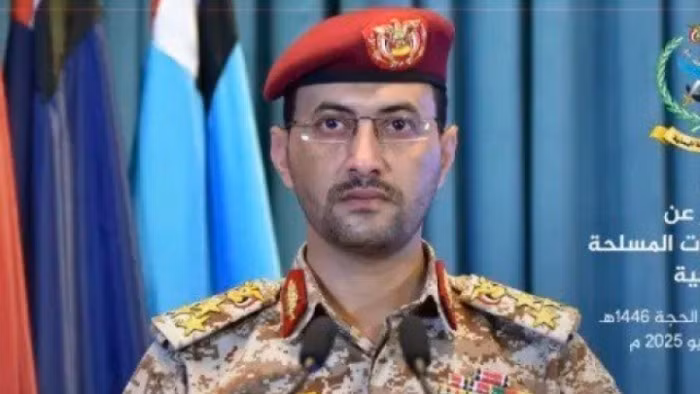 Phát ngôn viên quân sự của lực lượng Houthi, Chuẩn tướng Yahya Saree.