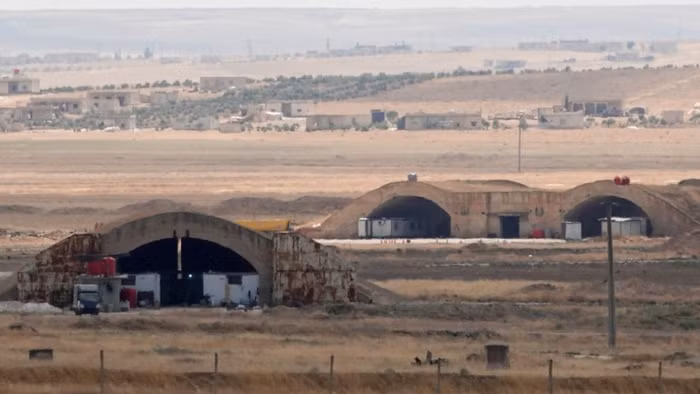 Căn cứ không quân Abu al-Duhur ở Tây Bắc Syria.