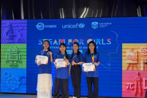 Nữ sinh Cần Thơ đoạt 2 giải Nhì, 1 giải Ba tại Cuộc thi "STEAM For Girls - STEAM xanh cho nữ sinh 2025".