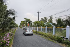 Đường giao thông nông thôn được đầu tư xây dựng khang trang tại xã Mỹ Phước, TP Cần Thơ.