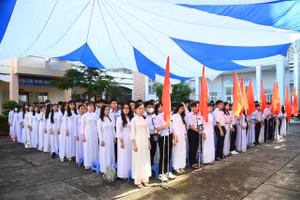 Học sinh TP Cần Thơ trong ngày khai giảng năm học 2025 - 2026.