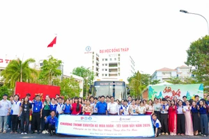 “Chuyến xe mùa xuân - Tết sum vầy 2026” Trường ĐH Đồng Tháp.