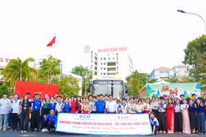 “Chuyến xe mùa xuân - Tết sum vầy 2026” Trường ĐH Đồng Tháp.