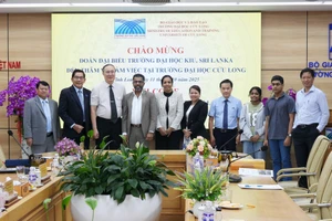 Trường ĐH Cửu Long làm việc với Trường ĐH KIU, Sri Lanka.