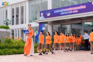 Trường Phổ thông liên cấp FPT Sóc Trăng đón học sinh khoá đầu tiên.