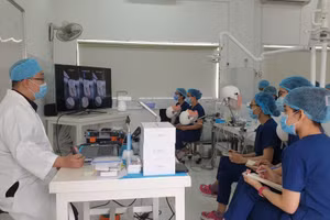 Sinh viên Trường ĐH Trà Vinh trong giờ học.