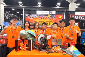 Đội tuyển học sinh đại diện đến từ Trường Phổ thông FPT Cần Thơ.