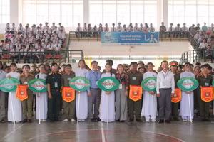 Khai mạc Hội thao Giáo dục quốc phòng và an ninh HS THPT lần thứ XIII năm 2024.