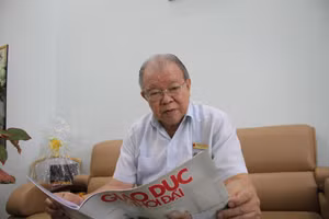 GS.TS. Anh hùng lao động, Nhà giáo nhân dân Võ Tòng Xuân. Ảnh: Quốc Ngữ.