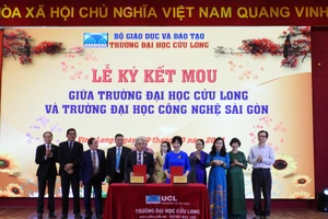 Trường ĐH Cửu Long ký kết hợp tác với Trường ĐH Công nghệ Sài Gòn.