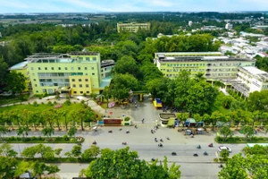 Một góc Đại học Trà Vinh.