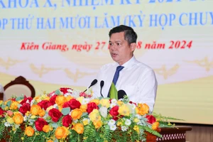 Ông Giang Thanh Khoa tân Phó Chủ tịch UBND tỉnh Kiên Giang.