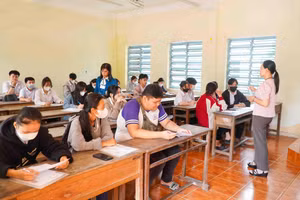 Thí sinh tham dự Kỳ thi tốt nghiệp THPT năm 2024.