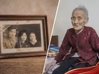 Bà mẹ Việt Nam Anh hùng Lê Thị Sáu ở tuổi 103.