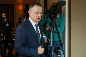 Ông Vladimir Medinsky - Trưởng đoàn đàm phán Nga về giải quyết vấn đề Ukraine.