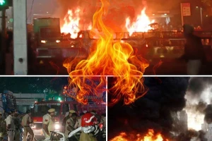 Hiện trường vụ nổ xe kinh hoàng ở Ấn Độ, ngày 10/11/2025.