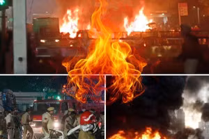 Hiện trường vụ nổ xe kinh hoàng ở Ấn Độ, ngày 10/11/2025.