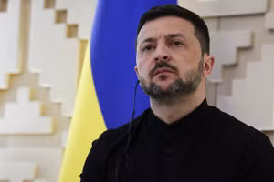 Tổng thống Ukraine Vladimir Zelensky.