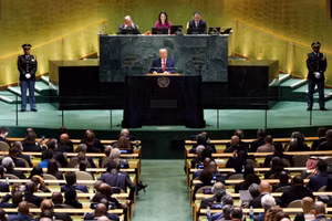 Tổng thống Mỹ Donald Trump tại Đại hội đồng LHQ.
