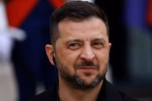 Tổng thống Ukraine Vladimir Zelensky.